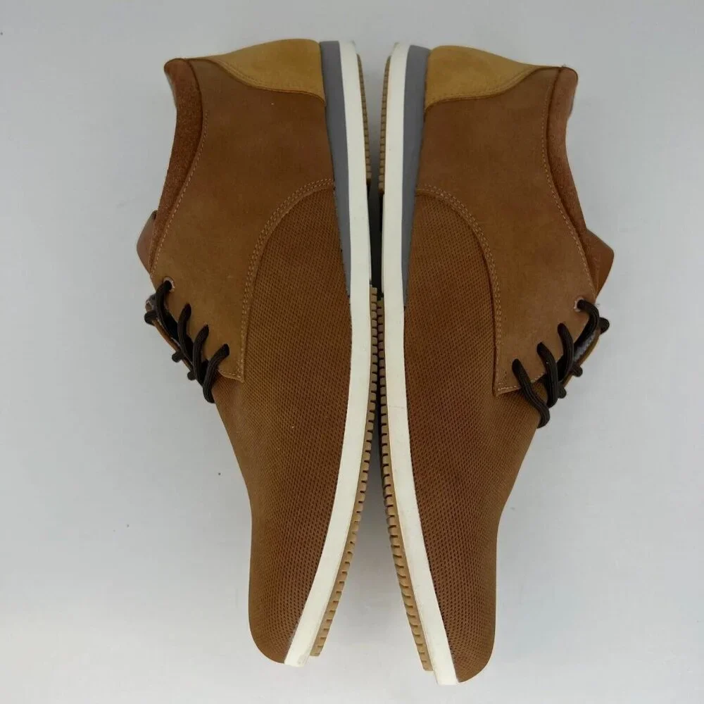 Aldo Mens 1087527 Brown Karson Cognac Oxford Lace Up Size 7.5 Dress Shoes